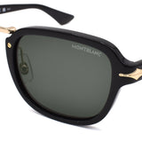 国内正規品 MONTBLANC SUNGLASSES ASIAN FIT MB0264S 001 SMOKE BLACK モンブラン サングラス アジアンフィット メガネ 眼鏡 UVカット 紫外線カット メンズ レディース スモーク ブラック