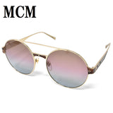 MCM SUNGLASSES ASIAN FIT MCM124S 728 BROWN ROSE BLUE GOLD エムシーエム サングラス アジアンフィット アイウェア メガネ 眼鏡 UVカット 紫外線カット ブラウンローズブルー ゴールド