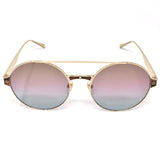 MCM SUNGLASSES ASIAN FIT MCM124S 728 BROWN ROSE BLUE GOLD エムシーエム サングラス アジアンフィット アイウェア メガネ 眼鏡 UVカット 紫外線カット ブラウンローズブルー ゴールド