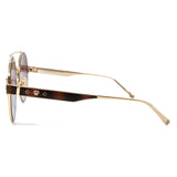 MCM SUNGLASSES ASIAN FIT MCM124S 728 BROWN ROSE BLUE GOLD エムシーエム サングラス アジアンフィット アイウェア メガネ 眼鏡 UVカット 紫外線カット ブラウンローズブルー ゴールド