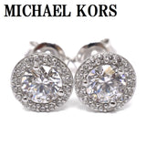 MICHAEL KORS EARRINGS MKC1035AN040 SILVER マイケルコース ピアス 両耳 ジルコニア アクセサリー レディース シルバー