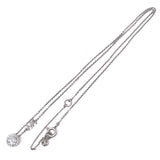 MICHAEL KORS PAVE HALO NECKLACE MKC1208AN040 SILVER マイケルコース ネックレス ペンダント MKロゴ パヴェ レディース シルバー