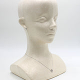 MICHAEL KORS NECKLACE PENDANT EARRINGS SET MKC1260AN040 SILVER マイケルコース ネックレス ピアス セット ロゴ ペンダント アクセサリー おしゃれ レディース シルバー
