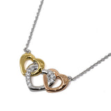 MICHAEL KORS HEART TRIO SET NECKLACE EARRINGS MKC1362AN998 GOLD ROSEGOLD SILVER マイケルコース ネックレス ピアス セット ペンダント ハート レディース ゴールド ローズゴールド シルバー