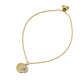 MICHAEL KORS PAVE COIN SLIDER BRACELET MKC1514AN710 GOLD マイケルコース ブレスレット 腕輪 MKロゴ パヴェ コイン レディース ゴールド