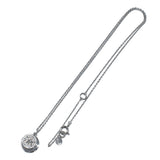 MICHAEL KORS PAVE COIN NECKLACE MKC1515AN040 SILVER マイケルコース ネックレス ペンダント MKロゴ パヴェ コイン レディース シルバー