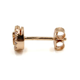 MICHAEL KORS EARRINGS MKC1727CZ791 ROSE GOLD マイケルコース ピアス スタッド パヴェ MK ロゴ 両耳用 アクセサリー おしゃれ レディース ローズゴールド