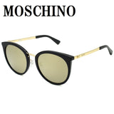 MOSCHINO SUNGLASSES ASIAN FIT MOS045F S54 807UE L.BROWN BLACK GOLD モスキーノ サングラス アジアンフィット UVカット 紫外線カット レディース ミラーレンズ ライトブラウン ブラック ゴールド