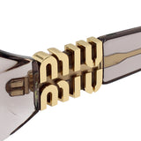 Miu Miu SUNGLASSES MU14ZSF 12W20I 61 LIGHT PURPLE BROWN MAUVE ミュウミュウ サングラス アジアンフィット メガネ 眼鏡 紫外線カット レディース ライトパープルブラウン モーヴ