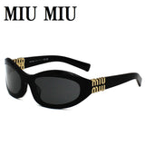 MIU MIU SUNGLASSES MU14ZSF 16K08Z 61 D.GREY BLACK ミュウミュウ サングラス アジアンフィット UVカット 紫外線カット レディース ダークグレー ブラック