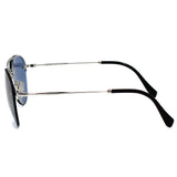 Miu Miu SUNGLASSES MU69US 1BC4R2 52 BLUE SILVER ミュウミュウ サングラス ノーズパッド メガネ 眼鏡 紫外線カット レディース ブルー シルバー