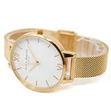 OLIVIA BURTON QUARTZ ANALOG WATCH OB15BD84 GOLD WHITE オリビアバートン 腕時計 クォーツ アナログ 電池式 ウォッチ レディース ホワイト ゴールド 1年保証
