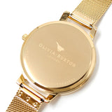 OLIVIA BURTON QUARTZ ANALOG WATCH OB15BD84 GOLD WHITE オリビアバートン 腕時計 クォーツ アナログ 電池式 ウォッチ レディース ホワイト ゴールド 1年保証