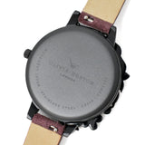 OLIVIA BURTON QUARTZ ANALOG WATCH OB16AD44 BLACK SHELL WINE RED オリビアバートン 腕時計 クォーツ アナログ 電池式 ウォッチ レディース ブラックシェル ワインレッド 1年保証