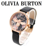OLIVIA BURTON QUARTZ ANALOG WATCH OB16AM100 BLACK オリビアバートン 腕時計 クォーツ アナログ 電池式 ウォッチ レディース フラワー ブラック 1年保証