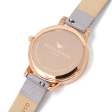 OLIVIA BURTON QUARTZ ANALOG WATCH OB16AM106 GREY WHITE オリビアバートン 腕時計 クォーツ アナログ 電池式 ウォッチ レディース グレー ホワイト 1年保証