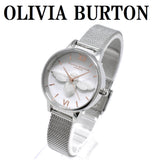 OLIVIA BURTON QUARTZ ANALOG WATCH OB16AM146 WHITE SILVER オリビアバートン 腕時計 クォーツ アナログ 電池式 ウォッチ レディース ホワイト シルバー 1年保証