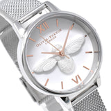 OLIVIA BURTON QUARTZ ANALOG WATCH OB16AM146 WHITE SILVER オリビアバートン 腕時計 クォーツ アナログ 電池式 ウォッチ レディース ホワイト シルバー 1年保証