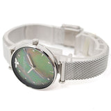 OLIVIA BURTON QUARTZ ANALOG WATCH OB16AM151 BLUE MOTHER OF PEARL SILVER オリビアバートン 腕時計 クォーツ アナログ 電池式 ウォッチ レディース シルバー ブルーマザーオブパール 1年保証