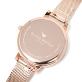 OLIVIA BURTON QUARTZ ANALOG WATCH OB16AM161 CHAMPAGNE ROSE GOLD オリビアバートン 腕時計 クォーツ アナログ 電池式 ウォッチ レディース シャンパン ローズゴールド 1年保証