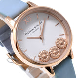 OLIVIA BURTON QUARTZ ANALOG WATCH OB16CH04 WHITE L.BLUE オリビアバートン 腕時計 クォーツ アナログ 電池式 ウォッチ レディース ホワイト ライトブルー 1年保証