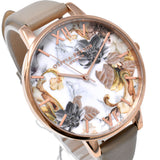 OLIVIA BURTON QUARTZ ANALOG WATCH OB16CS17 MARBLE GREIGE オリビアバートン 腕時計 クォーツ アナログ 電池式 ウォッチ レディース マーブル グレージュ 1年保証