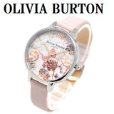 OLIVIA BURTON QUARTZ ANALOG WATCH OB16CS21 WHITE FLOWER PEARL PINK オリビアバートン 腕時計 クォーツ アナログ 電池式 ウォッチ レディース ホワイト フラワー パールピンク 1年保証
