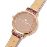 OLIVIA BURTON QUARTZ ANALOG WATCH OB16DE03 ROSE GOLD PINK オリビアバートン 腕時計 クォーツ アナログ 電池式 ウォッチ レディース ローズゴールド ピンク 1年保証