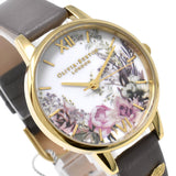 OLIVIA BURTON QUARTZ ANALOG WATCH OB16EG109 WHITE GREY オリビアバートン 腕時計 クォーツ アナログ 電池式 ウォッチ レディース ホワイト グレー 1年保証