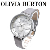 OLIVIA BURTON QUARTZ ANALOG WATCH OB16GD05 SILVER L.GREY オリビアバートン 腕時計 クォーツ アナログ 電池式 ウォッチ レディース シルバー ライトグレー 1年保証