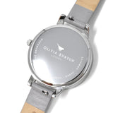 OLIVIA BURTON QUARTZ ANALOG WATCH OB16GD05 SILVER L.GREY オリビアバートン 腕時計 クォーツ アナログ 電池式 ウォッチ レディース シルバー ライトグレー 1年保証