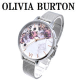 OLIVIA BURTON QUARTZ ANALOG WATCH OB16MF09 SILVER WHITE オリビアバートン 腕時計 クォーツ アナログ 電池式 ウォッチ レディース ホワイト シルバー 1年保証