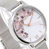OLIVIA BURTON QUARTZ ANALOG WATCH OB16WG30 WHITE SILVER オリビアバートン 腕時計 クォーツ アナログ 電池式 ウォッチ レディース ホワイト シルバー 1年保証