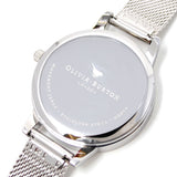 OLIVIA BURTON QUARTZ ANALOG WATCH OB16WG30 WHITE SILVER オリビアバートン 腕時計 クォーツ アナログ 電池式 ウォッチ レディース ホワイト シルバー 1年保証