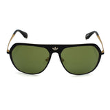 adidas Originals SUNGLASSES OR0037 02Q 58 MIRROR GREEN BLACK アディダス オリジナルス サングラス ノーズパット メガネ 眼鏡 UVカット 紫外線カット メンズ レディース グリーン ブラック