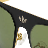 adidas Originals SUNGLASSES OR0037 02Q 58 MIRROR GREEN BLACK アディダス オリジナルス サングラス ノーズパット メガネ 眼鏡 UVカット 紫外線カット メンズ レディース グリーン ブラック