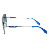 adidas Originals SUNGLASSES OR0085 92X 59 MIRROR BLUE SILVER アディダス オリジナルス サングラス ノーズパット メガネ 眼鏡 UVカット 紫外線カット メンズ レディース ミラー ブルー シルバー