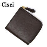 Cisei MINI WALLET P0968 LD T MORO シセイ ミニ 財布 ラウンドファスナー ウォレット 牛革 レザー 小銭入れ カード入れ メンズ レディース モロ ダークブラウン