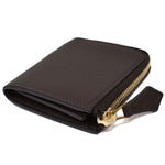 Cisei MINI WALLET P0968 LD T MORO シセイ ミニ 財布 ラウンドファスナー ウォレット 牛革 レザー 小銭入れ カード入れ メンズ レディース モロ ダークブラウン