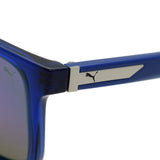 国内正規品 PUMA SUNGLASSES ASIAN FIT PE0076SA 004 56 MIRROR LENS BLUE プーマ サングラス アジアンフィット メガネ 眼鏡 UVカット 紫外線カット メンズ ミラーレンズ ブルー