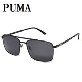 国内正規品 PUMA SUNGLASSES ASIAN FIT PE0112S 001 GREY BLACK プーマ サングラス アジアンフィット 眼鏡 UVカット 紫外線カット メンズ グレー ブラック