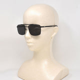 国内正規品 PUMA SUNGLASSES ASIAN FIT PE0112S 001 GREY BLACK プーマ サングラス アジアンフィット 眼鏡 UVカット 紫外線カット メンズ グレー ブラック