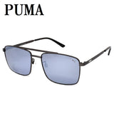 国内正規品 PUMA SUNGLASSES ASIAN FIT PE0112S 004 SILVER BLACK プーマ サングラス アジアンフィット 眼鏡 UVカット 紫外線カット メンズ ミラーレンズ シルバー ブラック