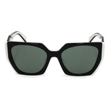 PRADA SUNGLASSES ASIAN FIT PR15WSF 09Q5S0 55 D.GREY BLACK TALC プラダ サングラス アジアンフィット メガネ 眼鏡 UVカット 紫外線カット メンズ レディース ダークグレー ブラック タルク