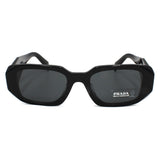 PRADA SUNGLASSES ASIAN FIT PR17WSF 1AB5S0 51 D.GREY BLACK プラダ サングラス アジアンフィット メガネ 眼鏡 UVカット 紫外線カット メンズ レディース ダークグレー ブラック