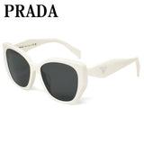 PRADA SUNGLASSES EYEWEAR PR19ZSF 1425S0 56 DARK GRAY TALC プラダ サングラス アイウェア メガネ 眼鏡 UVカット 紫外線カット ダークグレー タルク