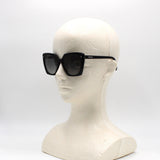PRADA SUNGLASSES PR23ZSF 1AB5W1 55 GREY BLACK プラダ サングラス アジアンフィット メガネ 眼鏡 UVカット 紫外線カット メンズ レディース グレー ブラック