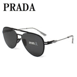 PRADA SUNGLASSES ASIAN FIT PR54ZS 1BO5S0 57 D.GREY MATTE BLACK プラダ サングラス アジアンフィット メガネ 眼鏡 UVカット 紫外線カット メンズ レディース ダークグレー マットブラック