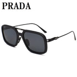 PRADA SUNGLASSES EYEWEAR PR57ZS 1BO5Z1 55 POLAR DARKGRAY BLACK プラダ サングラス アイウェア メガネ 眼鏡 UVカット 紫外線カット ポーラルダークグレー ブラック