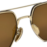 PRADA SUNGLASSES EYEWEAR PR59YS ZVN5Y1 57 POLAR BROWN PALE GOLD プラダ サングラス アイウェア メガネ 眼鏡 UVカット 紫外線カット ポーラーブラウン ペイルゴールド